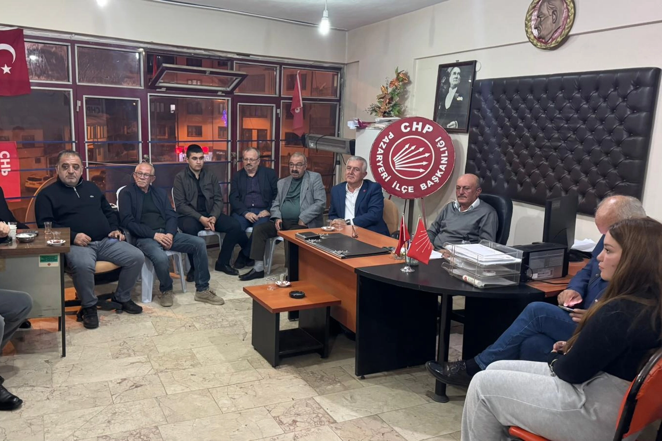 CHP Pazaryeri’nde kongre öncesi hareketlilik CHP Pazaryeri’nde kongre öncesi hareketlilik